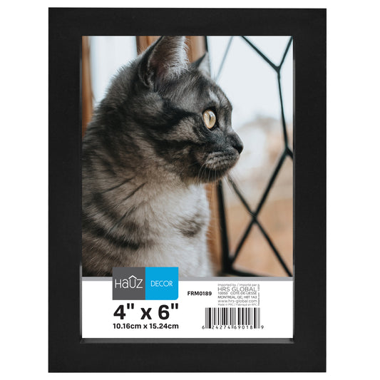 Black Picture Frame - 4x6"