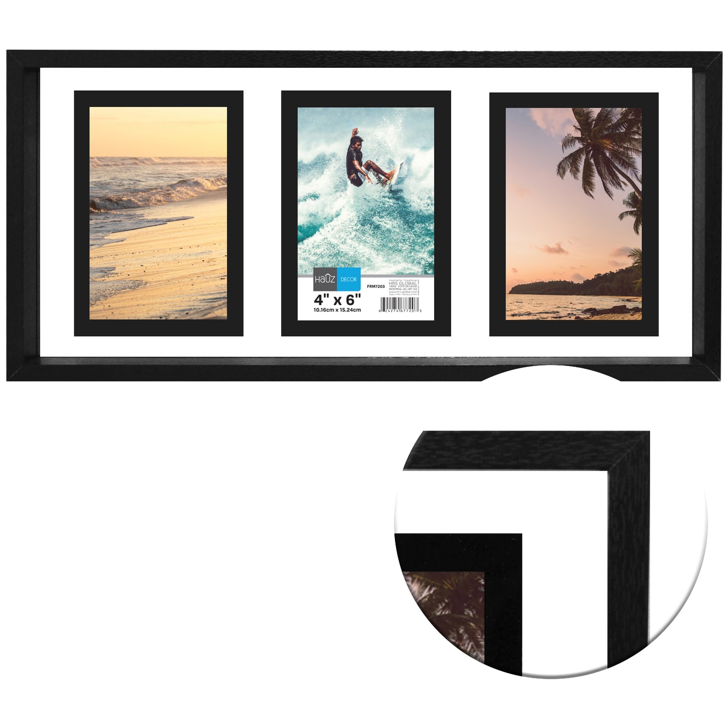 Floating Collage Frame - 3 Pictures