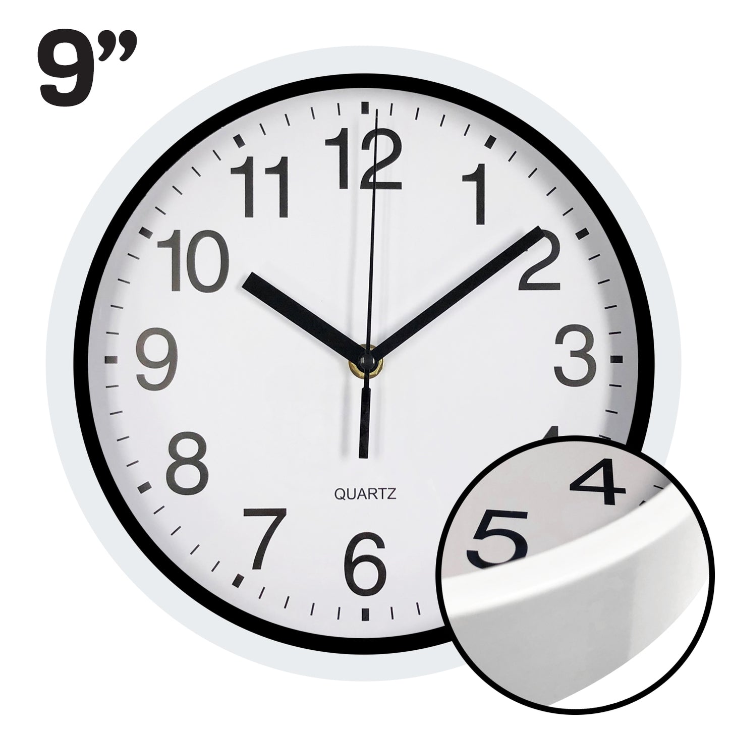 9" Wall Clock