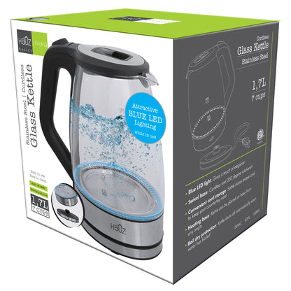 Glass Kettle 1.7L - Black